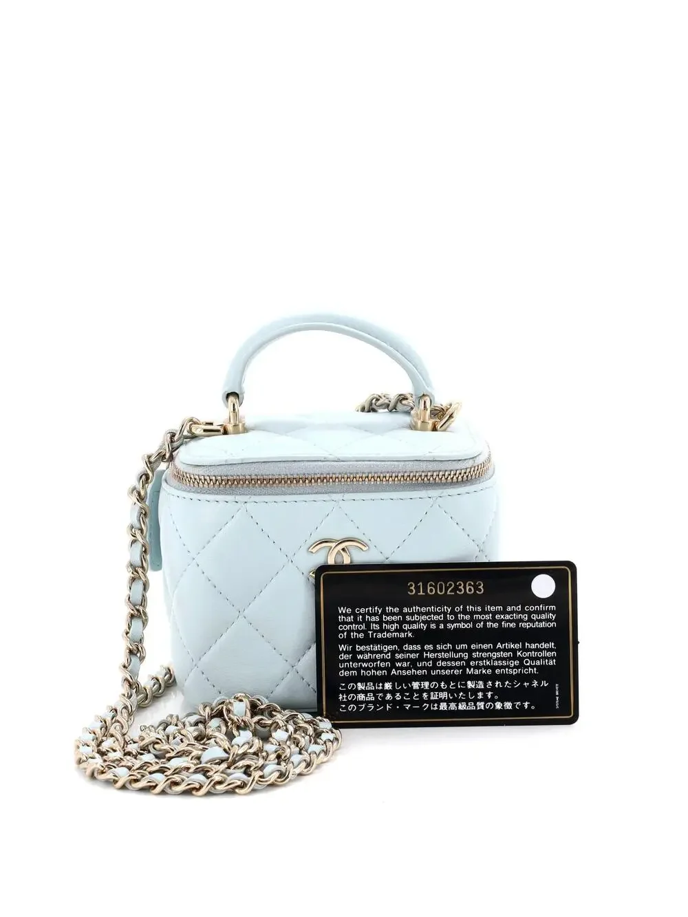 Chanel Classic Top Handle Vanity Case #278980C35B